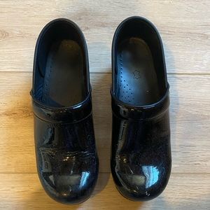 Dansko Patent Leather Clogs